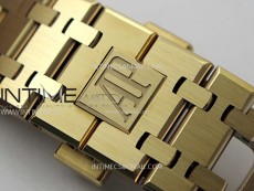 Royal Oak 41mm 15407 RG ZF 1:1 Best Edition Skeleton Dial on RG Bracelet A3132