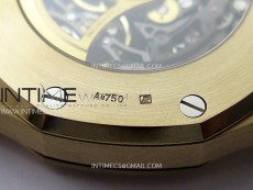 Royal Oak 41mm 15407 RG ZF 1:1 Best Edition Skeleton Dial on RG Bracelet A3132
