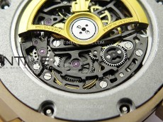 Royal Oak 41mm 15407 RG ZF 1:1 Best Edition Skeleton Dial on RG Bracelet A3132
