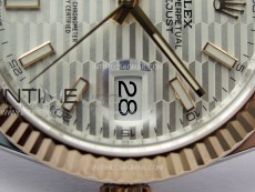 DateJust 41 126331 904L SS/RG VSF 1:1 Best Edition Motif Gray Fluted Dial on Jubilee Bracelet VS3235