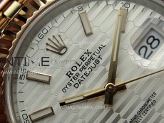 DateJust 41 126331 904L SS/RG VSF 1:1 Best Edition Motif Gray Fluted Dial on Jubilee Bracelet VS3235