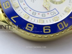 YachtMaster II 116688 Blue Ceramic Bezel YG KF 1:1 Best Edition White Dial on YG Bracelet A7750