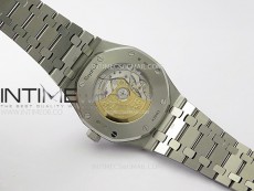 Royal Oak 41mm 15410 Frosted SS ZF 1:1 Best Edition Blue Textured Dial on SS Bracelet SA3120 Super Clone