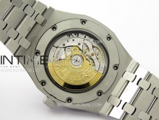 Royal Oak 41mm 15410 Frosted SS ZF 1:1 Best Edition Blue Textured Dial on SS Bracelet SA3120 Super Clone