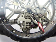 Excalibur Rddbex0393 FC BBR Best Edition Skeleton Dial on Black Rubber Strap A2136 Tourbillon V4