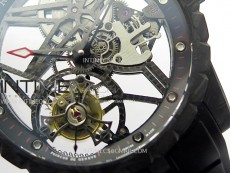 Excalibur Rddbex0393 FC BBR Best Edition Skeleton Dial on Black Rubber Strap A2136 Tourbillon V4