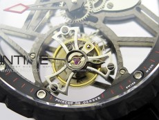 Excalibur Rddbex0393 FC BBR Best Edition Skeleton Dial on Black Rubber Strap A2136 Tourbillon V4