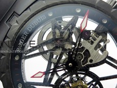 Excalibur Rddbex0393 FC BBR Best Edition Skeleton Dial on Black Rubber Strap A2136 Tourbillon V4