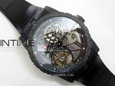 Excalibur Rddbex0393 FC BBR Best Edition Skeleton Dial on Black Rubber Strap A2136 Tourbillon V4