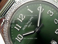 Twenty~4 7300/1200A SS PPF 1:1 Best Edition Green Dial on SS Bracelet A324 Super Clone