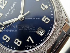 Twenty~4 7300/1200A SS PPF 1:1 Best Edition Blue Dial on SS Bracelet A324 Super Clone