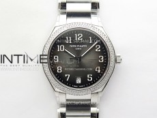 Twenty~4 7300/1200A SS PPF 1:1 Best Edition Gray Dial on SS Bracelet A324 Super Clone