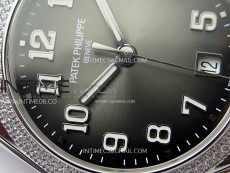 Twenty~4 7300/1200A SS PPF 1:1 Best Edition Gray Dial on SS Bracelet A324 Super Clone