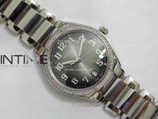 Twenty~4 7300/1200A SS PPF 1:1 Best Edition Gray Dial on SS Bracelet A324 Super Clone