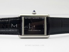 Tank Louis Ladies 25mm SS 8848F 1:1 Best Edition Blue Dial on Blue Leather Strap Ronda Quartz