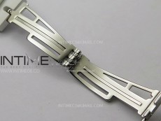 Royal Oak 41mm 15400 SS APSF 1:1 Best Edition White Textured Dial on Black Rubber Strap SA3120 Super Clone V3
