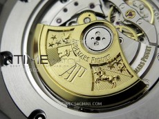 Royal Oak 41mm 15400 SS APSF 1:1 Best Edition White Textured Dial on Black Rubber Strap SA3120 Super Clone V3