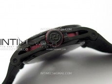 Excalibur Rddbex0815 DLC Ti BBR Best Edition Red Skeleton Dial on Black Rubber Strap Asian RD505SQ