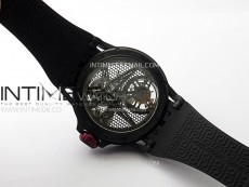 Excalibur Rddbex0815 DLC Ti BBR Best Edition Red Skeleton Dial on Black Rubber Strap Asian RD505SQ