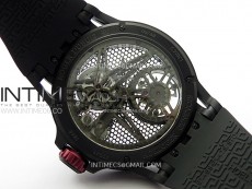 Excalibur Rddbex0815 DLC Ti BBR Best Edition Red Skeleton Dial on Black Rubber Strap Asian RD505SQ