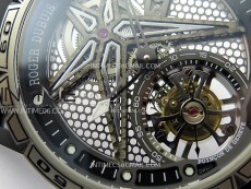 Excalibur Rddbex0815 DLC Ti BBR Best Edition Black Skeleton Dial on Black Rubber Strap Asian RD505SQ