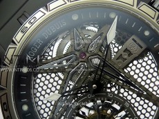 Excalibur Rddbex0815 DLC Ti BBR Best Edition Black Skeleton Dial on Black Rubber Strap Asian RD505SQ
