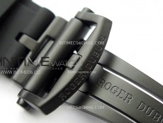 Excalibur Rddbex0815 DLC Ti BBR Best Edition Black Skeleton Dial on Black Rubber Strap Asian RD505SQ