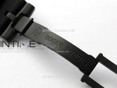 Excalibur Rddbex0815 DLC Ti BBR Best Edition Black Skeleton Dial on Black Rubber Strap Asian RD505SQ