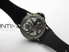 Excalibur Rddbex0815 DLC Ti BBR Best Edition Black Skeleton Dial on Black Rubber Strap Asian RD505SQ