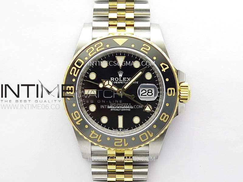 GMT-Master II 126713 GRNR ONE Factory 1:1 Best Edition on Black Dial SS/YG Bracelet Super Clone DD3285 CHS