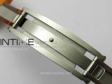 RM052-05 Brown Ceramic Bezel Carbon Case YSF Best Edition Skeleton Dial on Orange Rubber Strap Tourbillon