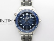 Seamaster 300 VSF 1:1 Best Edition Summer Blue Dial on SS Bracelet A8800