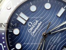 Seamaster 300 VSF 1:1 Best Edition Summer Blue Dial on SS Bracelet A8800
