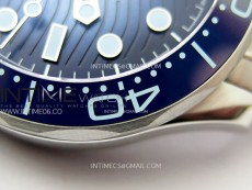 Seamaster 300 VSF 1:1 Best Edition Summer Blue Dial on SS Bracelet A8800