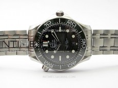 Seamaster Diver 300M B50F Green Ceramic Green Dial on SS Bracelet A8800 (Free Rubber Strap)