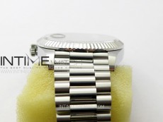 Day Date 228236 40mm 904L SS 1:1 AR+F Best Edition Ice Blue Dial Roman Markers on SS President Bracelet SA3255