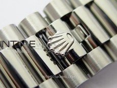 Day Date 228236 40mm 904L SS 1:1 AR+F Best Edition White Dial Roman Markers on SS President Bracelet SA3255