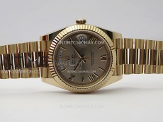 Day Date 228235 40mm 904L RG 1:1 AR+F Best Edition RG Dial Roman Markers on RG President Bracelet SA3255