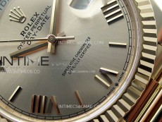 Day Date 228235 40mm 904L RG 1:1 AR+F Best Edition RG Dial Roman Markers on RG President Bracelet SA3255