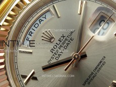 Day Date 228235 40mm 904L RG 1:1 AR+F Best Edition RG Dial Roman Markers on RG President Bracelet SA3255
