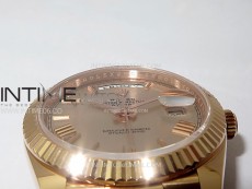 Day Date 228235 40mm 904L RG 1:1 AR+F Best Edition RG Dial Roman Markers on RG President Bracelet SA3255