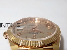 Day Date 228235 40mm 904L RG 1:1 AR+F Best Edition RG Dial Roman Markers on RG President Bracelet SA3255