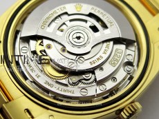 Day Date 228238 40mm 904L YG 1:1 AR+F Best Edition Green Dial Roman Markers on YG President Bracelet SA3255