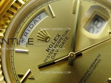 Day Date 228238 40mm 904L YG 1:1 AR+F Best Edition Gold Dial Roman Markers on YG President Bracelet SA3255