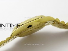 Day Date 228238 40mm 904L YG 1:1 AR+F Best Edition Gold Dial Roman Markers on YG President Bracelet SA3255