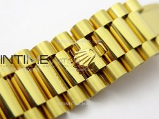 Day Date 228238 40mm 904L YG 1:1 AR+F Best Edition Gold Dial Roman Markers on YG President Bracelet SA3255