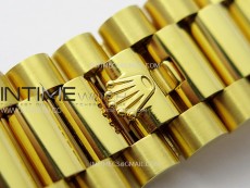 Day Date 228238 40mm 904L YG 1:1 AR+F Best Edition Gold Dial Roman Markers on YG President Bracelet SA3255