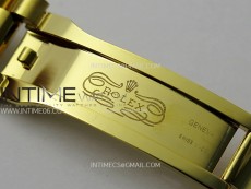 Day Date 228238 40mm 904L YG 1:1 AR+F Best Edition Gold Dial Roman Markers on YG President Bracelet SA3255