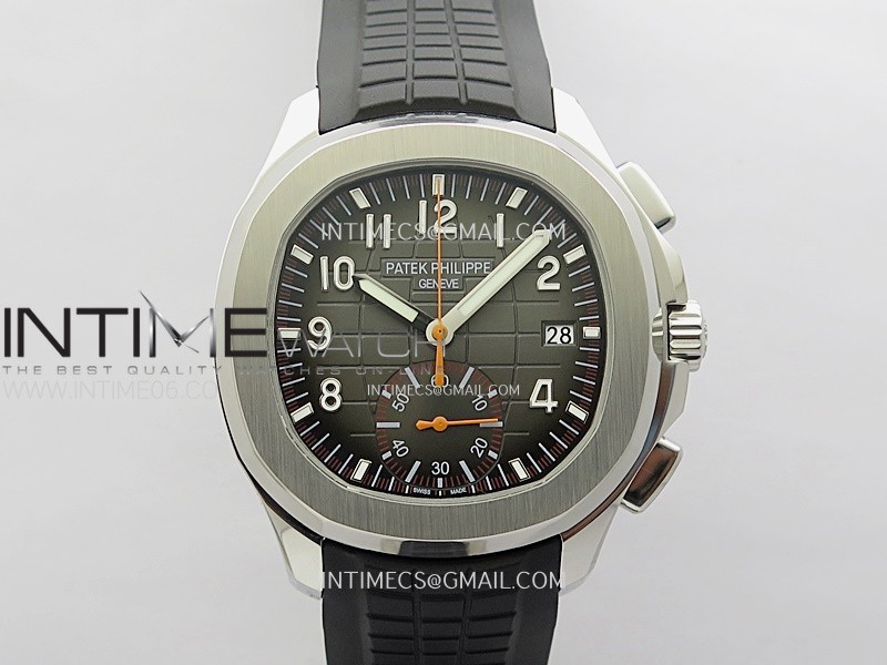 Aquanaut 5968 SS YLF Best Edition Gray Dial on Black Rubber Strap A520 Aquanaut 5968 SS YLF Best Edition Gray Dial on Black Rubber Strap A520