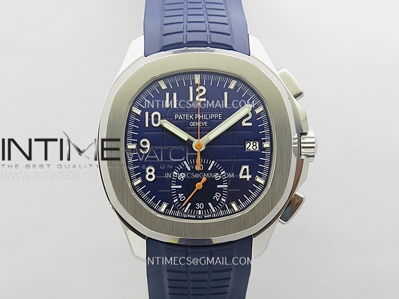 Aquanaut 5968 SS YLF Best Edition Blue Dial on Blue Rubber Strap A520 Aquanaut 5968 SS YLF Best Edition Blue Dial on Blue Rubber Strap A520